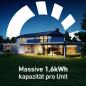 Preview: Anker SOLIX Solarbank E1600 Batteriespeicher mit 6000 Ladezyklen, LiFeP04, MC4, 1600Wh (A17C03A1)
