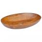 Preview: Waschbecken Massivholz Teak 60x40x10 cm