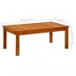 Preview: Garten-Couchtisch 90x50x36 cm Massivholz Akazie