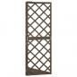Preview: Eckspalier Grau 50x50x145 cm Massivholz Tanne