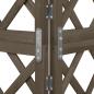 Preview: Eckspalier Grau 50x50x145 cm Massivholz Tanne