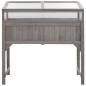 Preview: Hochbeet mit Gewächshaus 110x54x120 cm Massivholz Tanne
