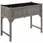 Preview: Hochbeet mit Gewächshaus 110x54x120 cm Massivholz Tanne