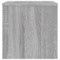 Preview: Nachttische 2 Stk. Grau Sonoma 40x30x30 cm Holzwerkstoff