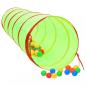 Preview: Spieltunnel mit 250 Bällen Grün 175 cm Polyester
