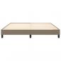 Preview: Bettgestell Taupe 180x200 cm Stoff