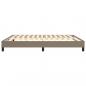 Preview: Bettgestell Taupe 180x200 cm Stoff