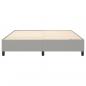 Preview: Bettgestell Hellgrau 160x200 cm Stoff