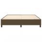 Preview: Bettgestell Dunkelbraun 160x200 cm Stoff