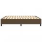 Preview: Bettgestell Dunkelbraun 160x200 cm Stoff
