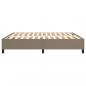Preview: Bettgestell Taupe 160x200 cm Stoff