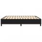 Preview: Bettgestell Schwarz 180×200 cm Stoff