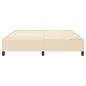 Preview: Bettgestell Creme 180×200 cm Stoff