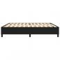 Preview: Bettgestell Schwarz 200x200 cm Stoff
