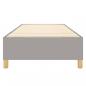 Preview: Bettgestell Hellgrau 80x200 cm Stoff