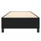 Preview: Bettgestell Schwarz 90x190 cm Stoff