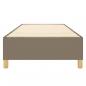 Preview: Bettgestell Taupe 90x190 cm Stoff