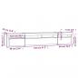 Preview: TV-Schrank mit LED-Leuchten Grau Sonoma 240x35x40 cm