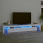 Preview: ARDEBO.de - TV-Schrank mit LED-Leuchten Weiß 260x36,5x40 cm