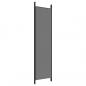 Preview: 4-tlg. Paravent Anthrazit 200x200 cm Stoff