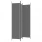 Preview: 3-tlg. Paravent Anthrazit 150x220 cm Stoff