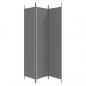 Preview: 3-tlg. Paravent Anthrazit 150x220 cm Stoff