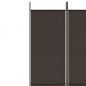 Preview:  4-tlg. Paravent Braun 200x220 cm Stoff