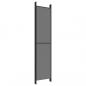 Preview: 6-tlg. Paravent Anthrazit 300x220 cm Stoff