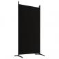 Preview: 6-tlg. Paravent Schwarz 520x180 cm Stoff