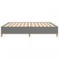 Preview: Bettgestell Dunkelgrau 160x200 cm Stoff