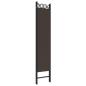 Preview: 6-tlg. Paravent Braun 200x200 cm Stoff