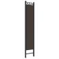 Preview: 5-tlg. Paravent Braun 200x220 cm Stoff