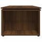 Preview: Couchtisch Braun Eichen-Optik 150x50x35 cm Holzwerkstoff