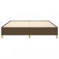 Preview: Bettgestell Dunkelbraun 160x200 cm Stoff