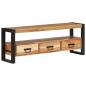 Preview: ARDEBO.de - TV-Schrank 120x30x45 cm Massivholz Akazie