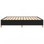 Preview: Bettgestell Schwarz 180×200 cm Stoff
