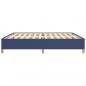 Preview: Bettgestell Blau 200x200 cm Stoff