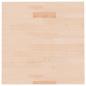Preview: Tischplatte Quadratisch 60x60x1,5 cm Eichenholz Unbehandelt