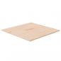 Preview: ARDEBO.de - Tischplatte Quadratisch 70x70x1,5 cm Eichenholz Unbehandelt