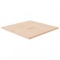 Preview: ARDEBO.de - Tischplatte Quadratisch 80x80x2,5 cm Eichenholz Unbehandelt