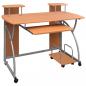 Preview: ARDEBO.de - Computertisch Braun 110x52x88,5 cm Holzwerkstoff