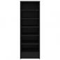 Preview: Schuhschrank Schwarz 31,5x35x90 cm Holzwerkstoff