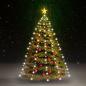 Preview: ARDEBO.de - Weihnachtsbaum-Lichternetz mit 150 LEDs Kaltweiß 150 cm