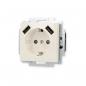 Preview: Busch-Jaeger 20 EUCB2USB-914 Schuko USB-Steckdose, 2-Fach, Alpinweiß (2CKA002011A6266)