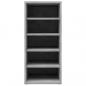 Preview: Schuhschrank Betongrau 31,5x35x70 cm Holzwerkstoff