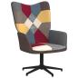 Preview: Relaxsessel mit Hocker Patchwork Stoff