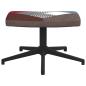 Preview: Relaxsessel mit Hocker Patchwork Stoff