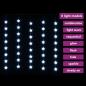 Preview: LED Sternenvorhang Lichterkette 200 LED Kaltweiß 8 Funktionen