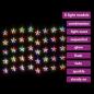 Preview: ARDEBO.de - LED Sternenvorhang Lichterkette 200 LED Bunt 8 Funktionen