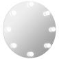 Preview: Wandspiegel mit LED-Beleuchtung Rund Glas 